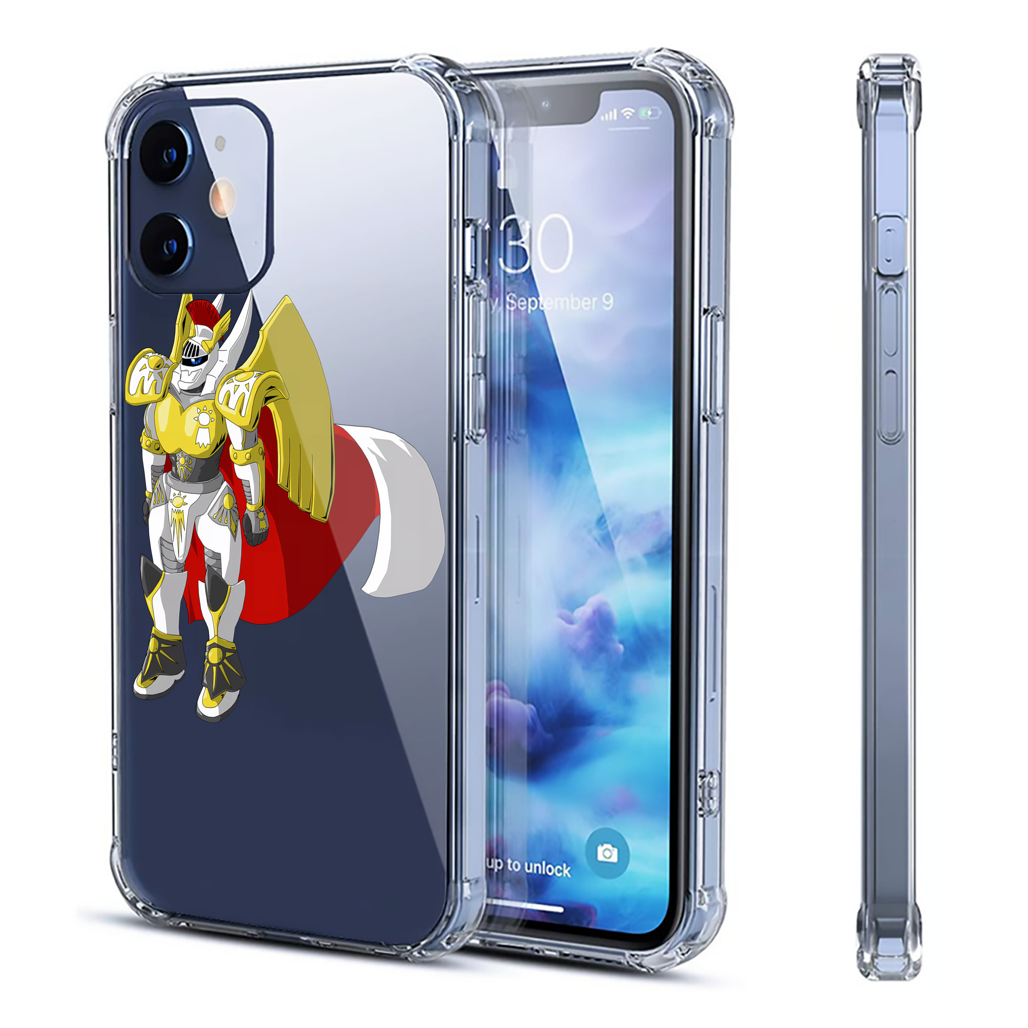 （画像用） Digimon デジタルモンスター/デジモン 【iPhone 12シリーズ対応】透明スマホケース（クリアソフトケース）